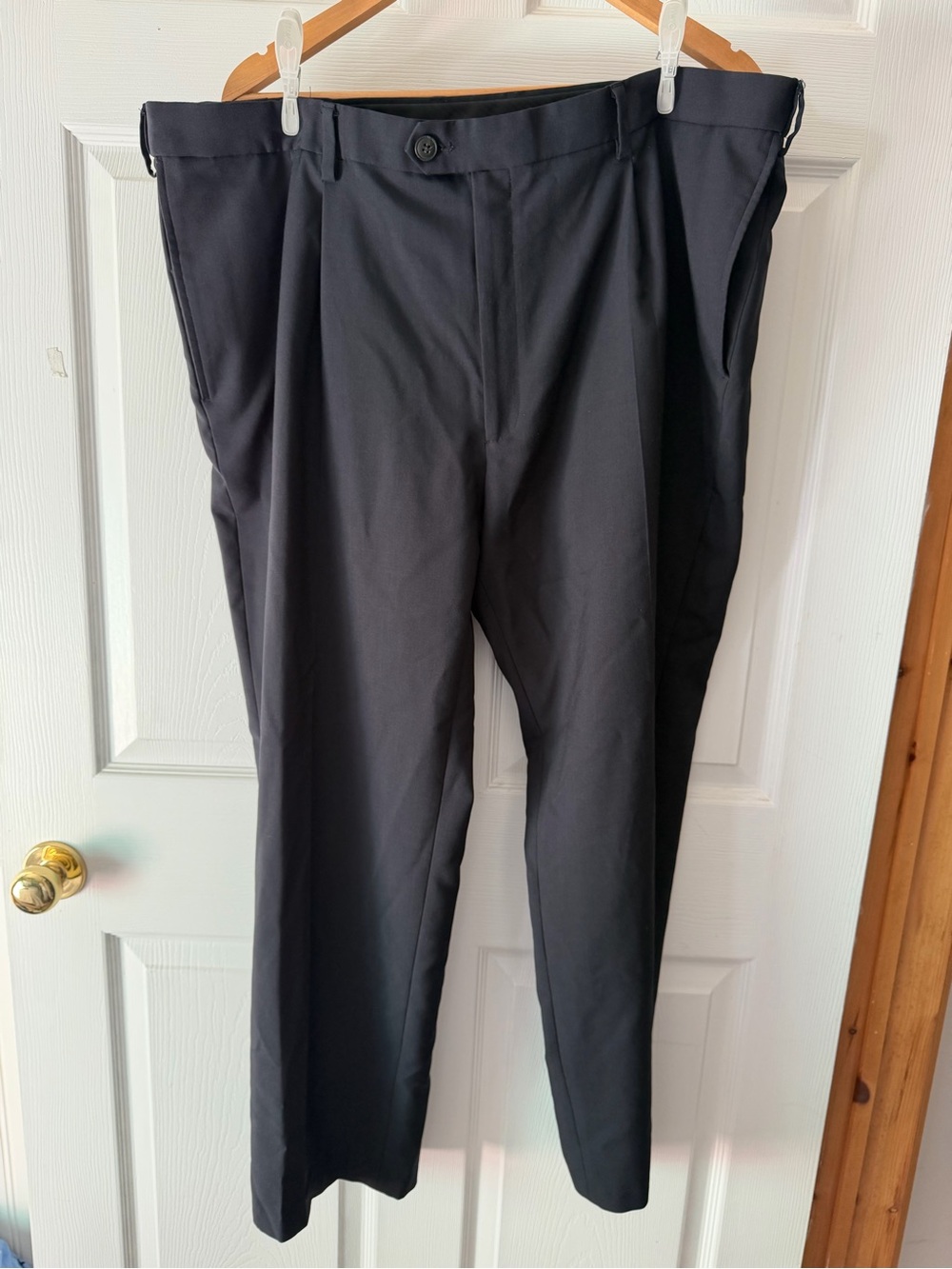 Haggar navy blue Pleated Dress Pants